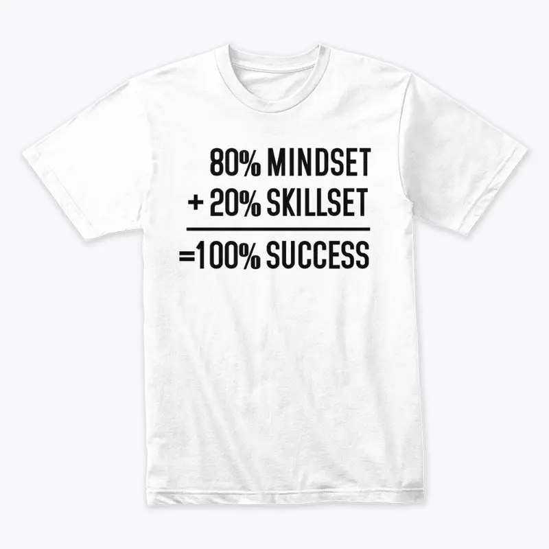 100% SUCCESS T Shirt (WHITE)