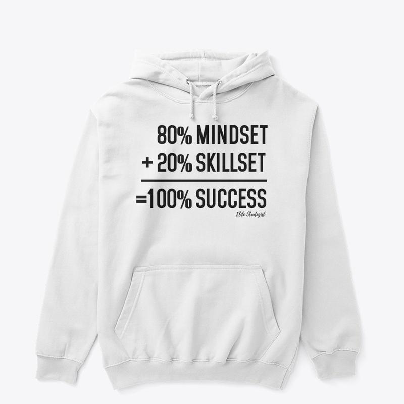 100% SUCCESS Hoodie (WHITE)