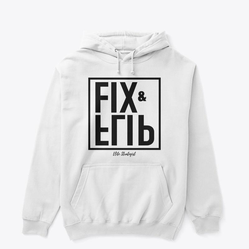 FIX & FLIP Hoodie (WHITE)